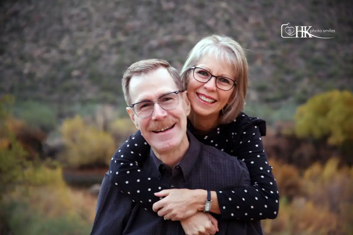 over 50 couple photo in the desert